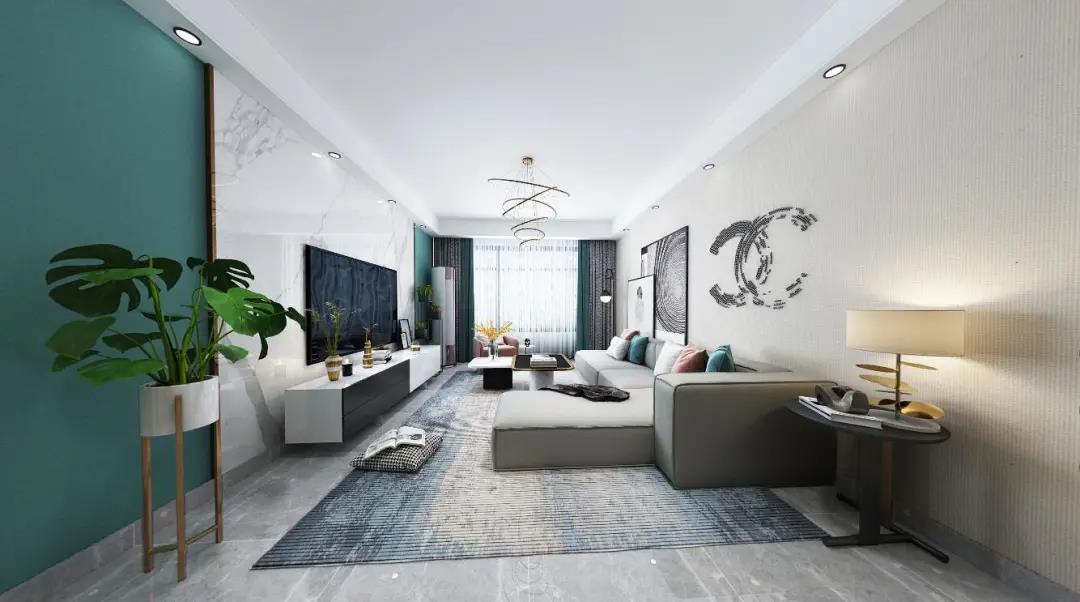 110㎡現代風格，品味溫潤有度的質感生活